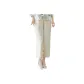 Beige Pants with Pocket and Elastic Waistband