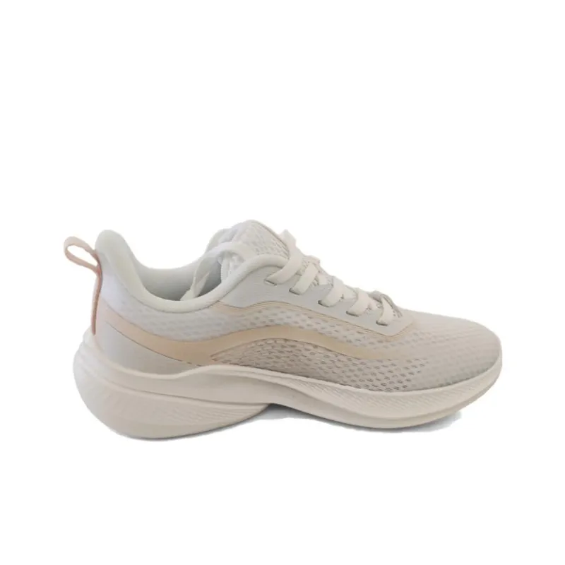 361° Abrasion Resistant Slip Resistant Low Top Casual Training Running Shoes Women's Pink White-1