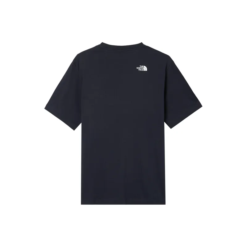 THE NORTH FACE Heart T Shirt Unisex Navy Blue-1