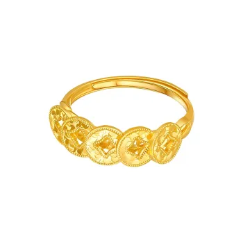 CHIC ZONE 999 Fine Silver Rings Women's