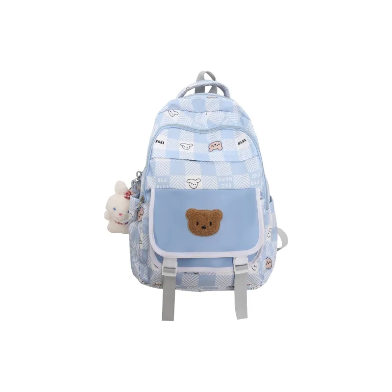 Yalu Nylon Backpack Unisex Multicolor-3