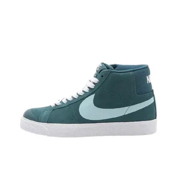 Nike Blazer High Top Skateboard Shoes Men's Blue