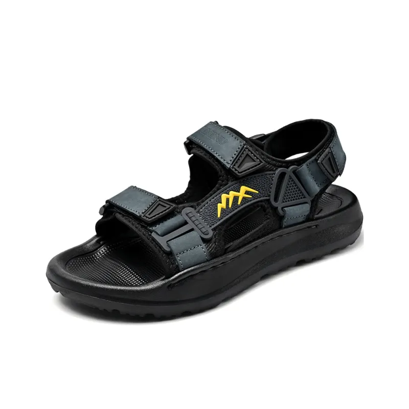 Eminu Beach Sandals Men Black-11