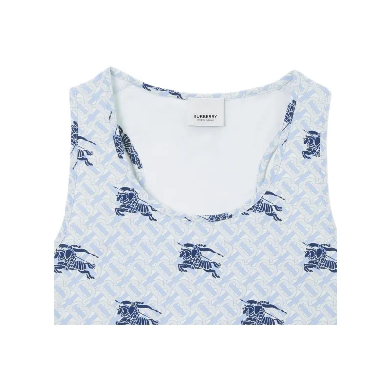 Burberry Monogram print Cropped Top-4