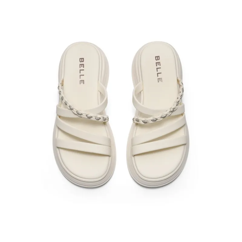 BELLE PU Polyurethane Abrasion Resistant Slide Slippers Women's-2