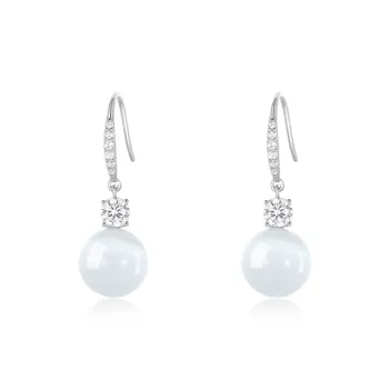 DODOGOGO Alloy, Synthetic Cubic Zirconia, Glass Earrings Women's