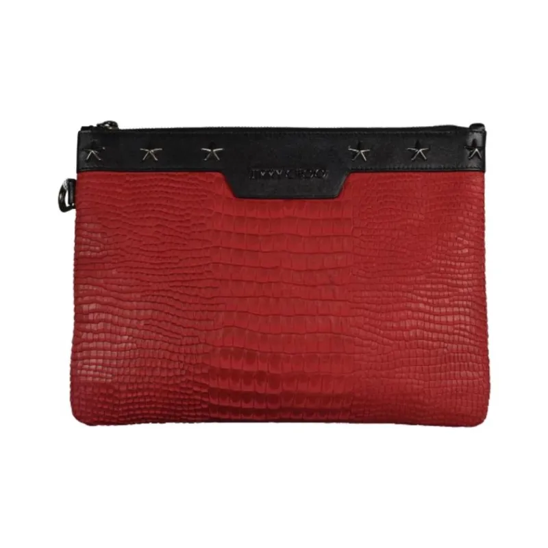 Jimmy Choo Leather Clutch Small Size Men's Red-0