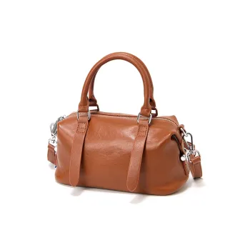 GUSKI Top Grain Cow Leather Crossbody One Shoulder Handbag Regular Women's Black/Brown/Coffee