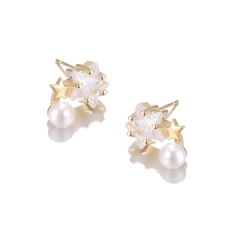 Clect Eco Friendly Alloy Stud Earrings Women's-2
