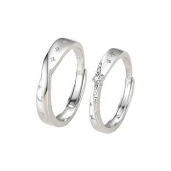 DAWO 999 Fine Silver Rings Unisex