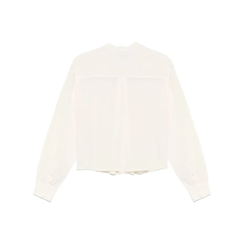 ISABEL MARANT ETOILE Adzara Pintuck Detailed Buttoned Blouse-1