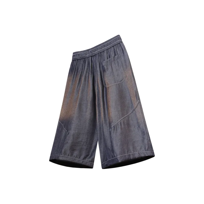 Supremo Cat Denim Shorts Unisex-1