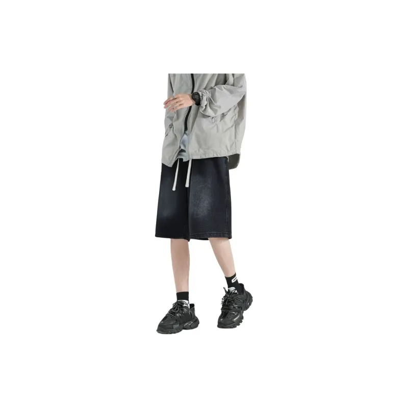 MIIOW Trendy Party Collection Cooling Summer Collection Denim Shorts Unisex-2