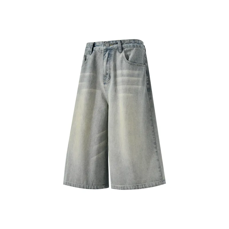 BEETLE TOWN Denim Shorts Unisex-7