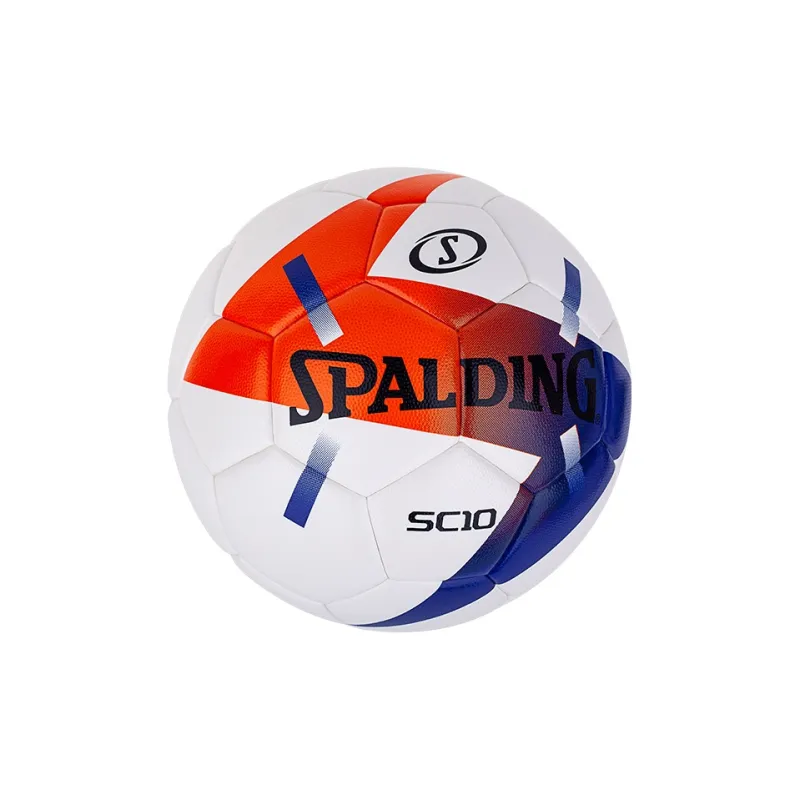 SPALDING SC10 Series Size 5 Soccer PU Seamless Thermal bonding Unisex White-1