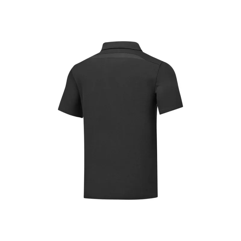 Skechers Mountain And Wild Outdoor Series Polo Shirt Men's Carbon Black 0018-1