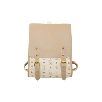 Yalu PU Backpack Women's Khaki/Pink/Coffee/Brown