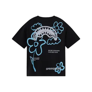 SPRAYGROUND Short Sleeved Crew Neck T Shirt Unisex