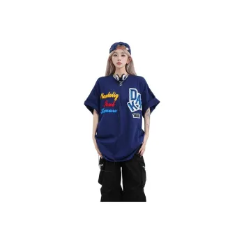 KVIV T Shirts Men Navy Blue 