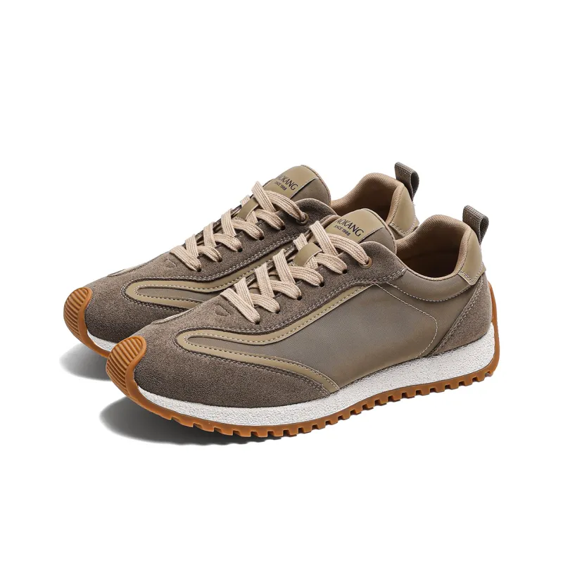 AOKANG Low Top Casual Shoes Men's Khaki-1