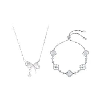 I&YOU Glass Cat Eye Necklaces Women's
