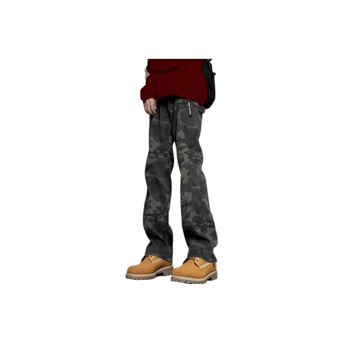 DUKE+DEXTER Jeans Unisex Camouflage Patchwork