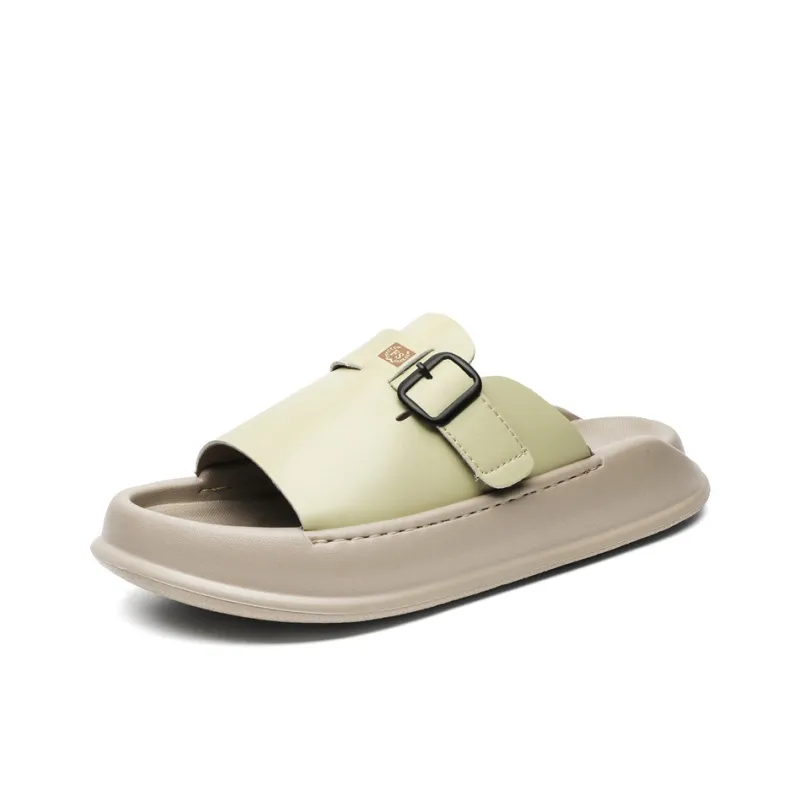 SOBB Rubber Sole Abrasion Resistant Cushioning Slide Slippers Men's-12