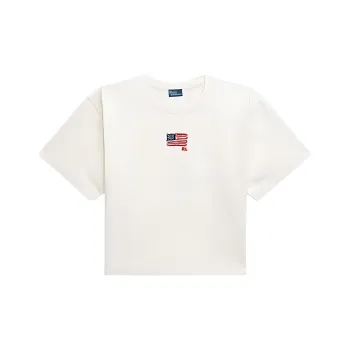 Polo Ralph Lauren Flag embroidered T shirt