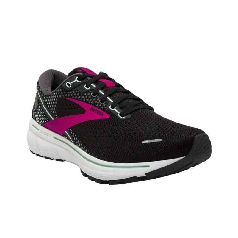 Brooks Ghost 14 Anti Slip Wear Resistant Low Top Running Shoes Women's Black-2