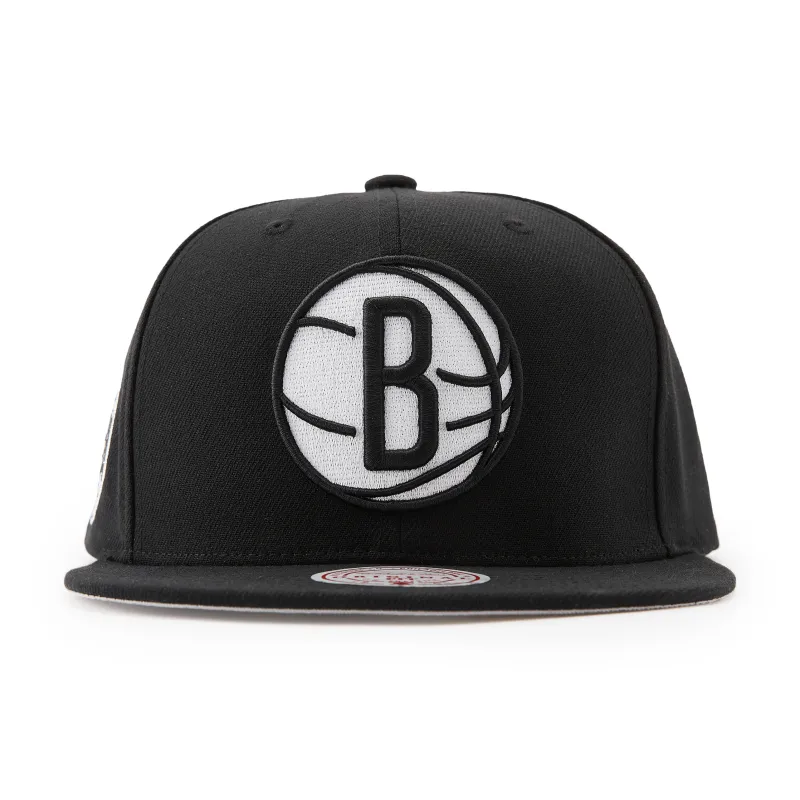 Mitchell & Ness Polyester Flat Brim Baseball Cap Unisex-0