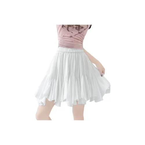 Flowers In Water Casual Short Skirts Women's