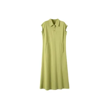 Late White Short Sleeved Dress Women's
