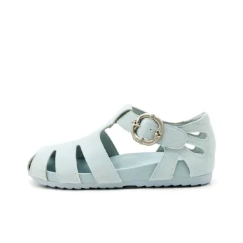 HERLOOK Platform Genuine Leather Soft Sole Vintage Woven Bag Heels Roman Sandals For Women's 3cm Women's