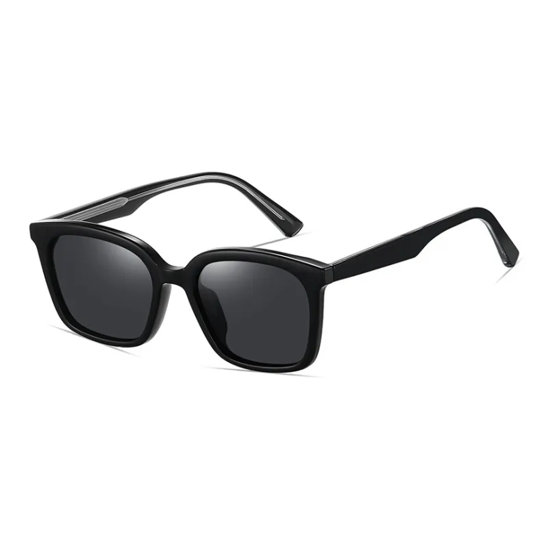 AAJF TR/Memory Plastic Metal Square Sunglasses Unisex-0