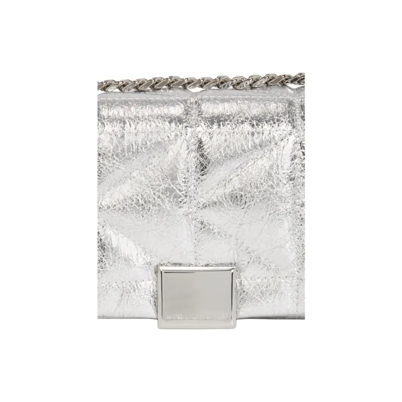KARL LAGERFELD / Karl Lagerfeld Jeans K/kuilt Metallic Quilted Cross Body Bag-3