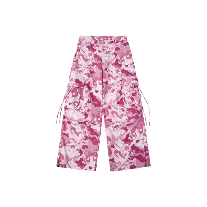 The Powerpuff Girls X WHOOSIS × The Powerpuff Girls, Collaboration Collection Casual Pants Unisex-2