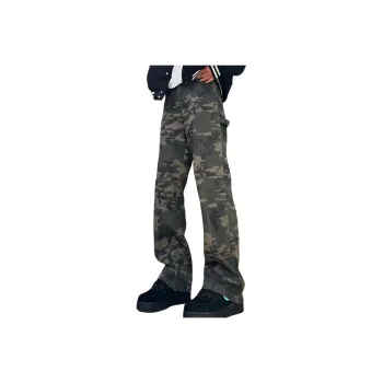 BENGEN Cargo Pants Unisex Camouflage