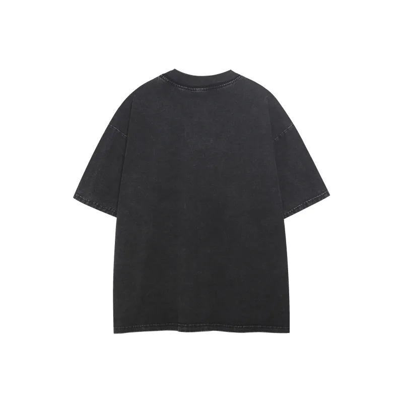 GBXM T Shirts Unisex Washed Black-1
