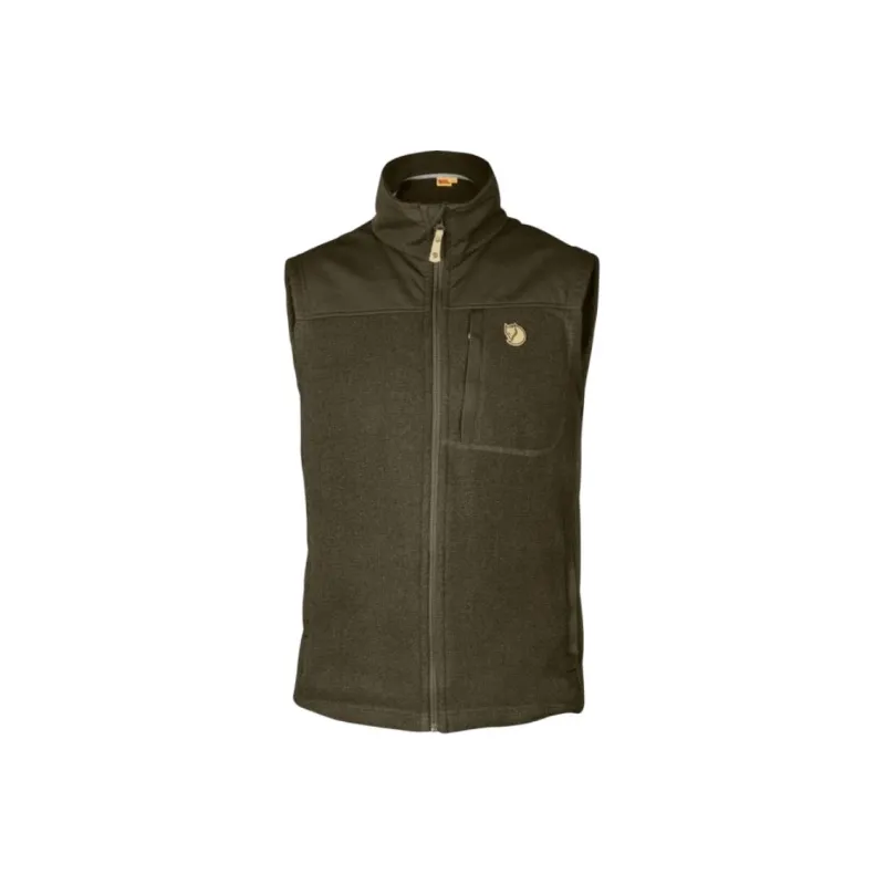Fjallraven Vests Men Olive-0