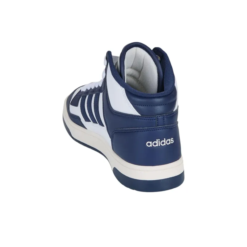 Adidas Rapid Court High Top Skateboard Shoes Men's Blue White-3