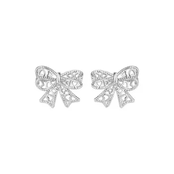 Happy Tide S925 Silver Stud Earrings Women's