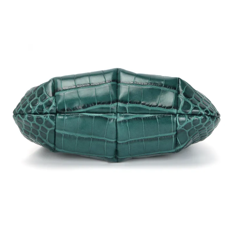 Vivienne Westwood Granny Frame Calfskin Dumpling Bag Portable Shoulder Bag Crossbody Bag Wallet Women's Green-3