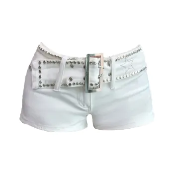 FLIM Denim Shorts Women's White