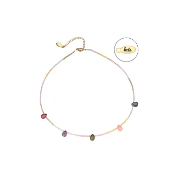 Barbie Copper Necklaces Women's Colorful Gift Box