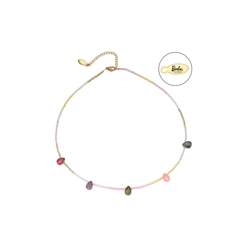Barbie Copper Necklaces Women's Colorful Gift Box-0