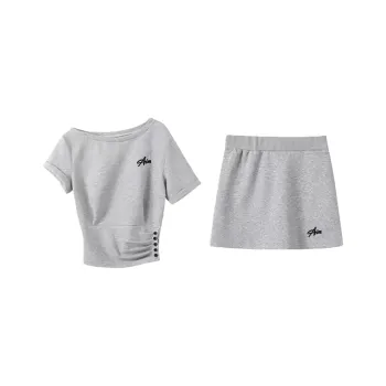 Peaches Peaches Casual Suit Women's Gray