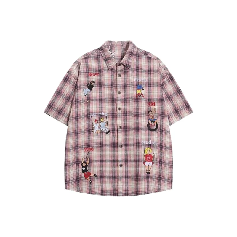 DUATOGE Shirts Men Pink -3