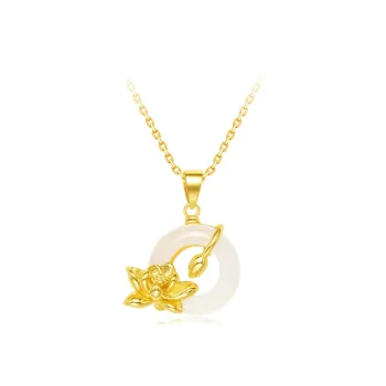 AGOVSKI Chalcedony Jade Necklaces Women's