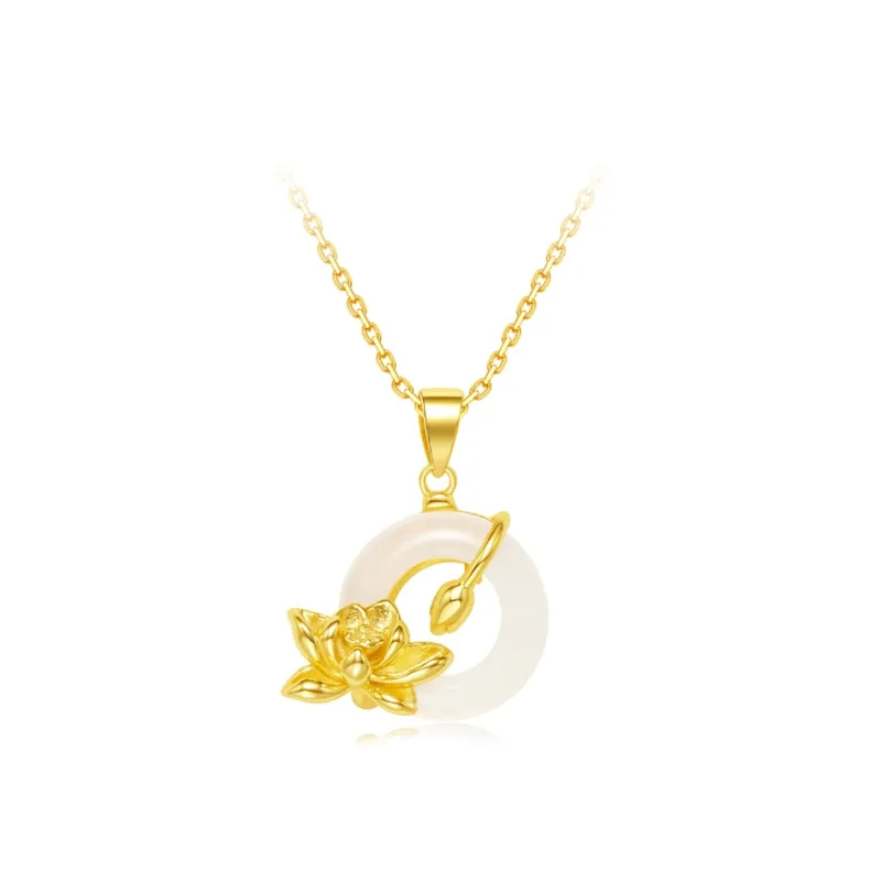 AGOVSKI Chalcedony Jade Necklaces Women's-0