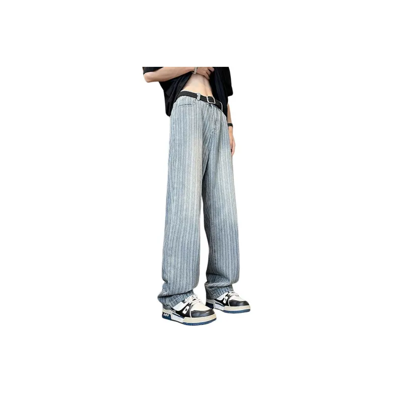 Cost Per Kilo Jeans Unisex Stripes Gradient-0